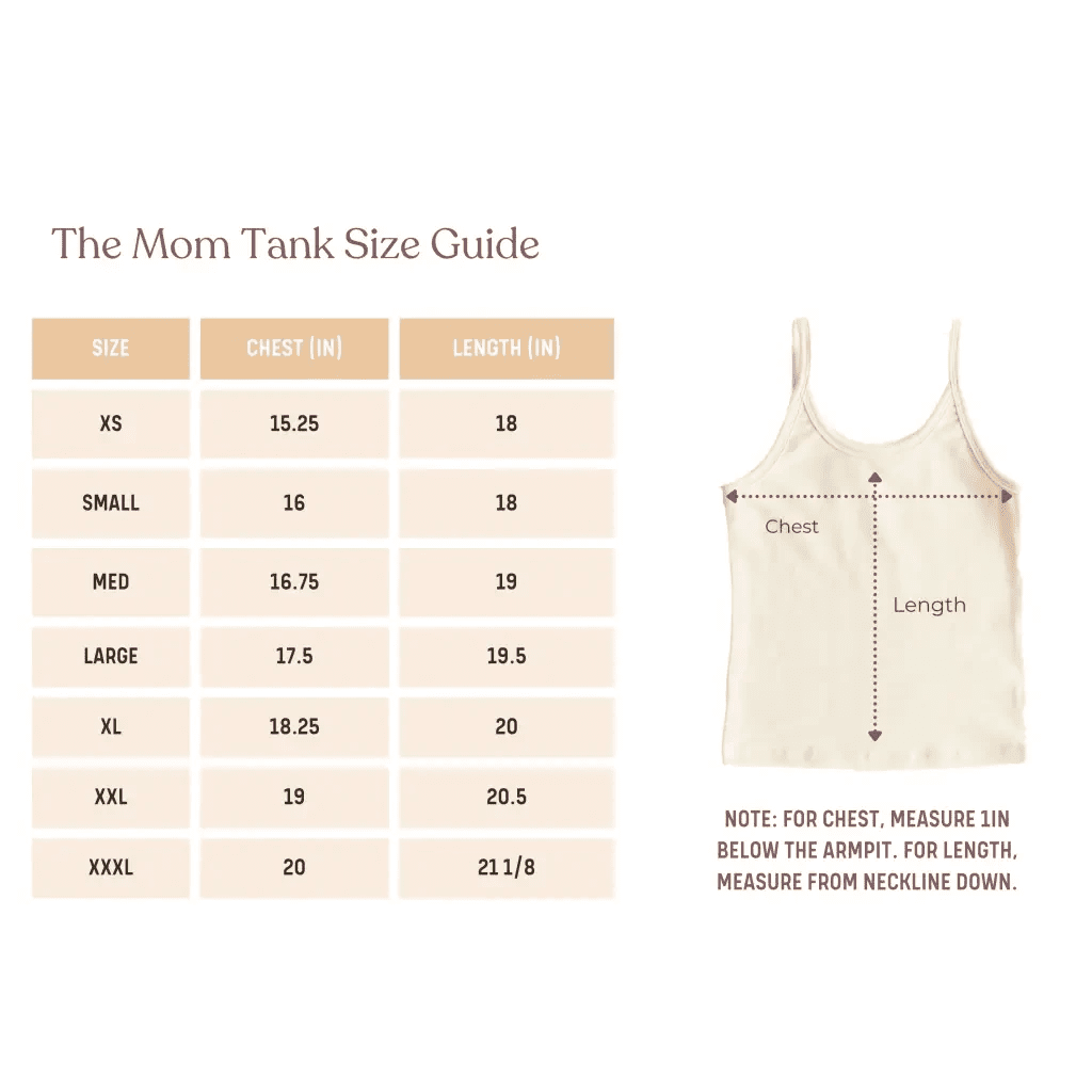 Mom Tank in Jet Black by Polished Prints