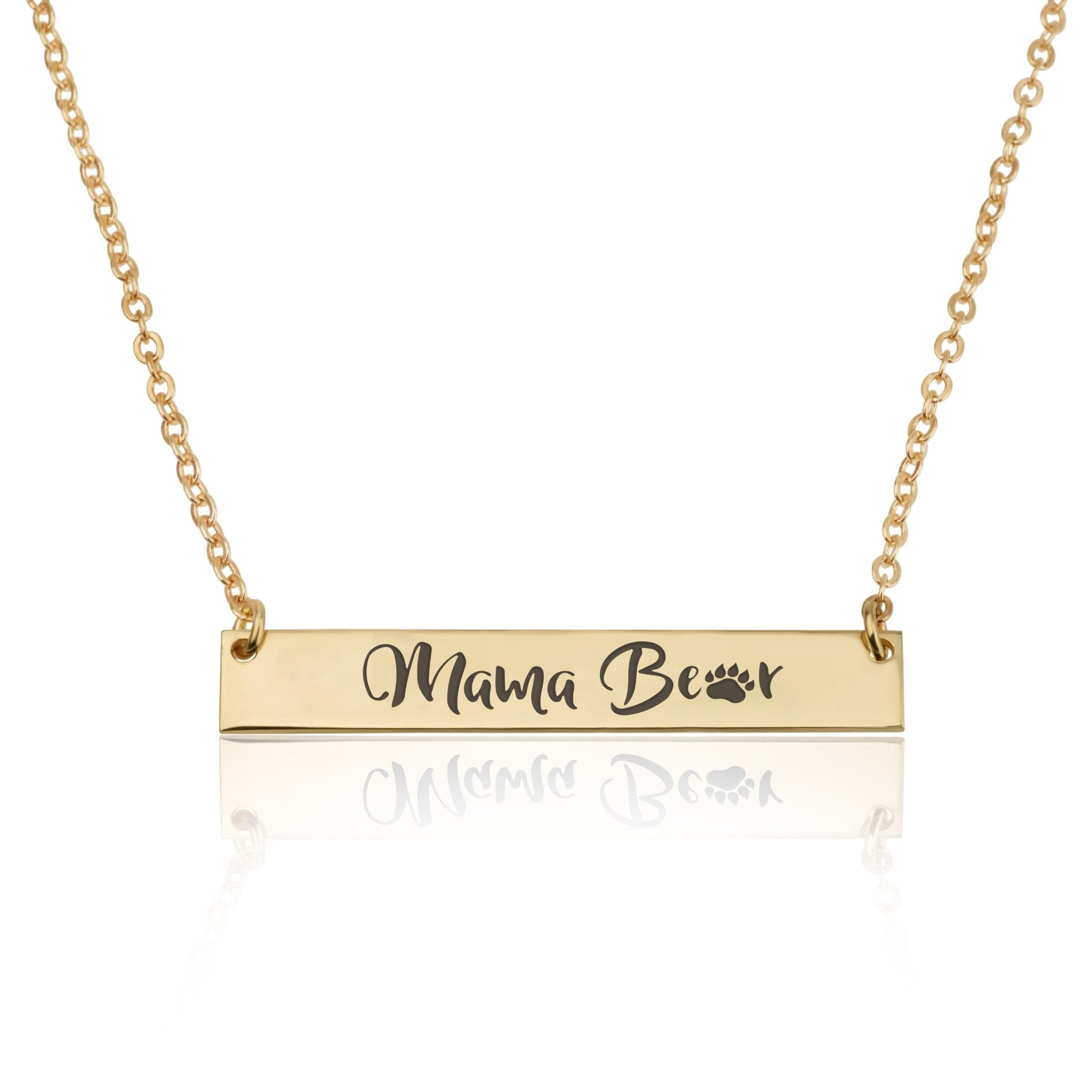 Momma Bear Necklace - Special Mother Gift