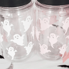 Mommy and Me Matching Halloween Ghost Cups Drinkware La Vie Bien Mommy and Me Matching Halloween Ghost Cups