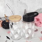 Mommy and Me Matching Halloween Ghost Cups Drinkware La Vie Bien Mommy and Me Matching Halloween Ghost Cups