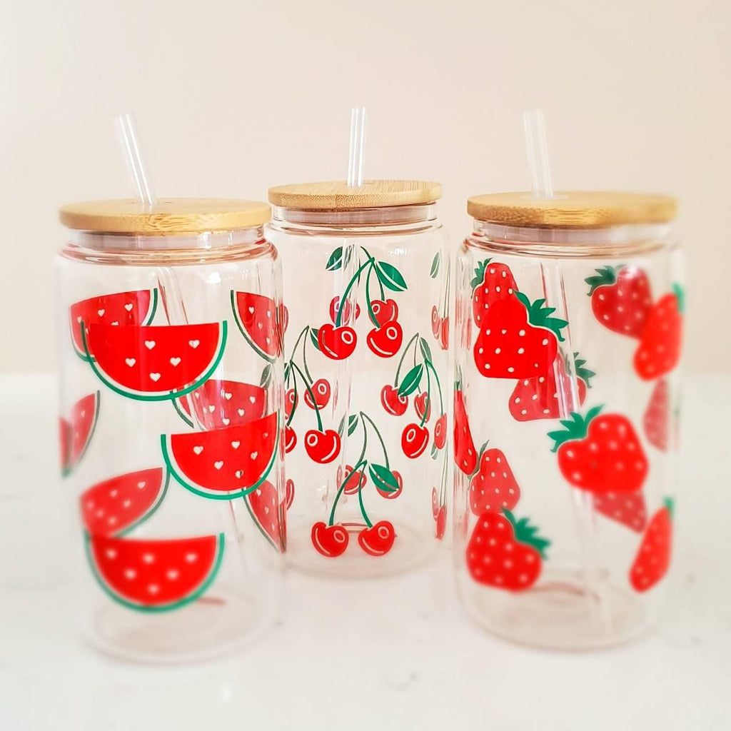 Mommy and Me Matching Summer Fruit Cups Drinkware La Vie Bien Mommy and Me Matching Summer Fruit Cups