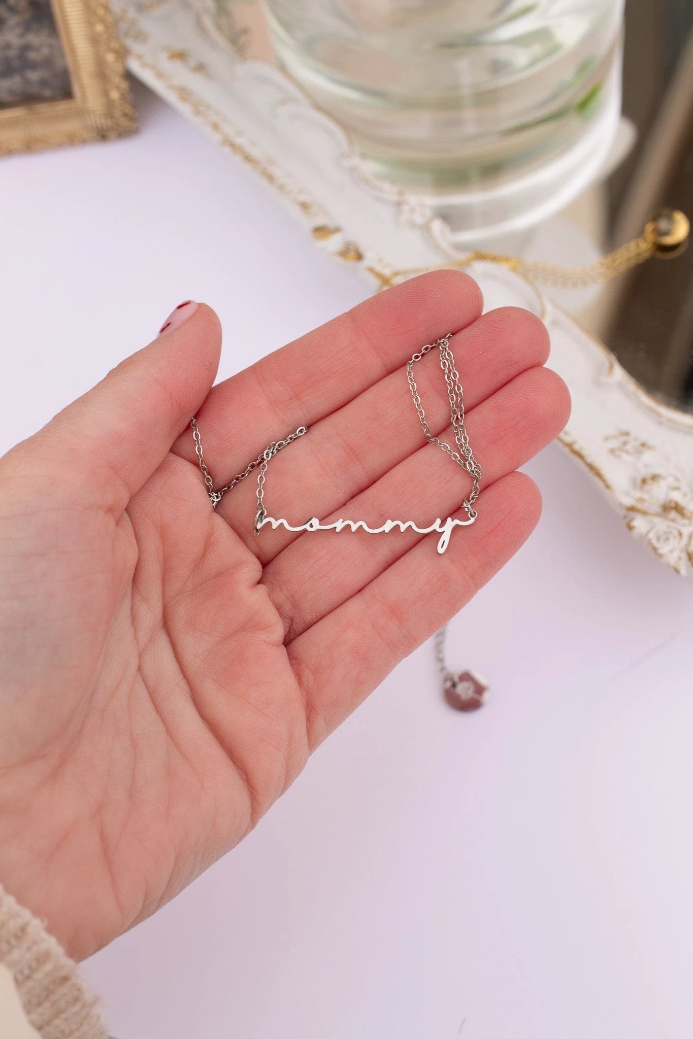 "Mommy" Necklace by Rose & Clay