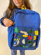 Mon Coeur Recycled Backpack Backpack La Vie Bien Mon Coeur Recycled Backpack