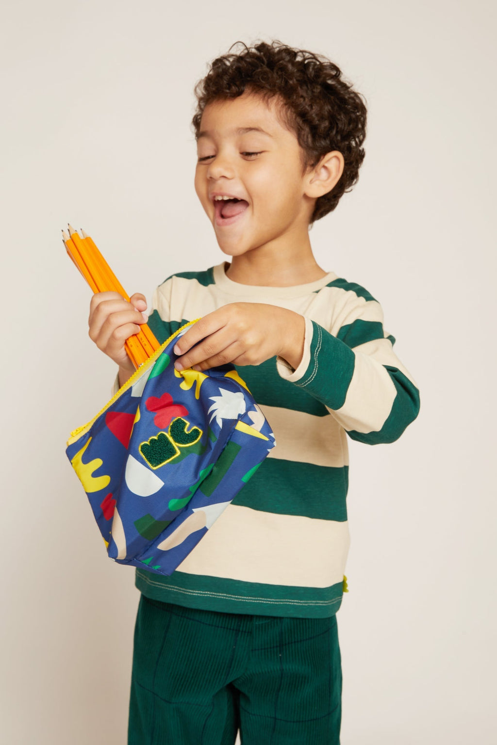 Mon Coeur Recycled Zipper Pouch Pencil Case La Vie Bien Mon Coeur Recycled Zipper Pouch