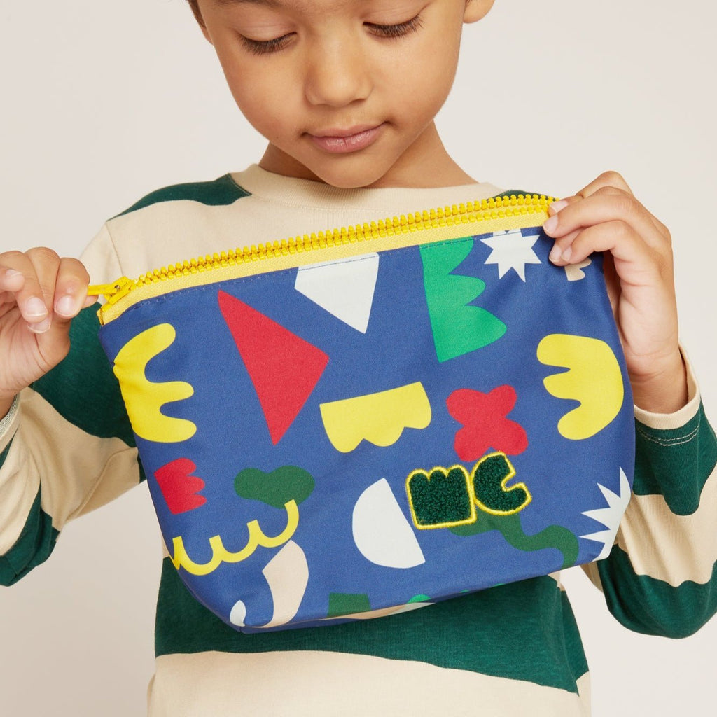 Mon Coeur Recycled Zipper Pouch Pencil Case La Vie Bien Mon Coeur Recycled Zipper Pouch