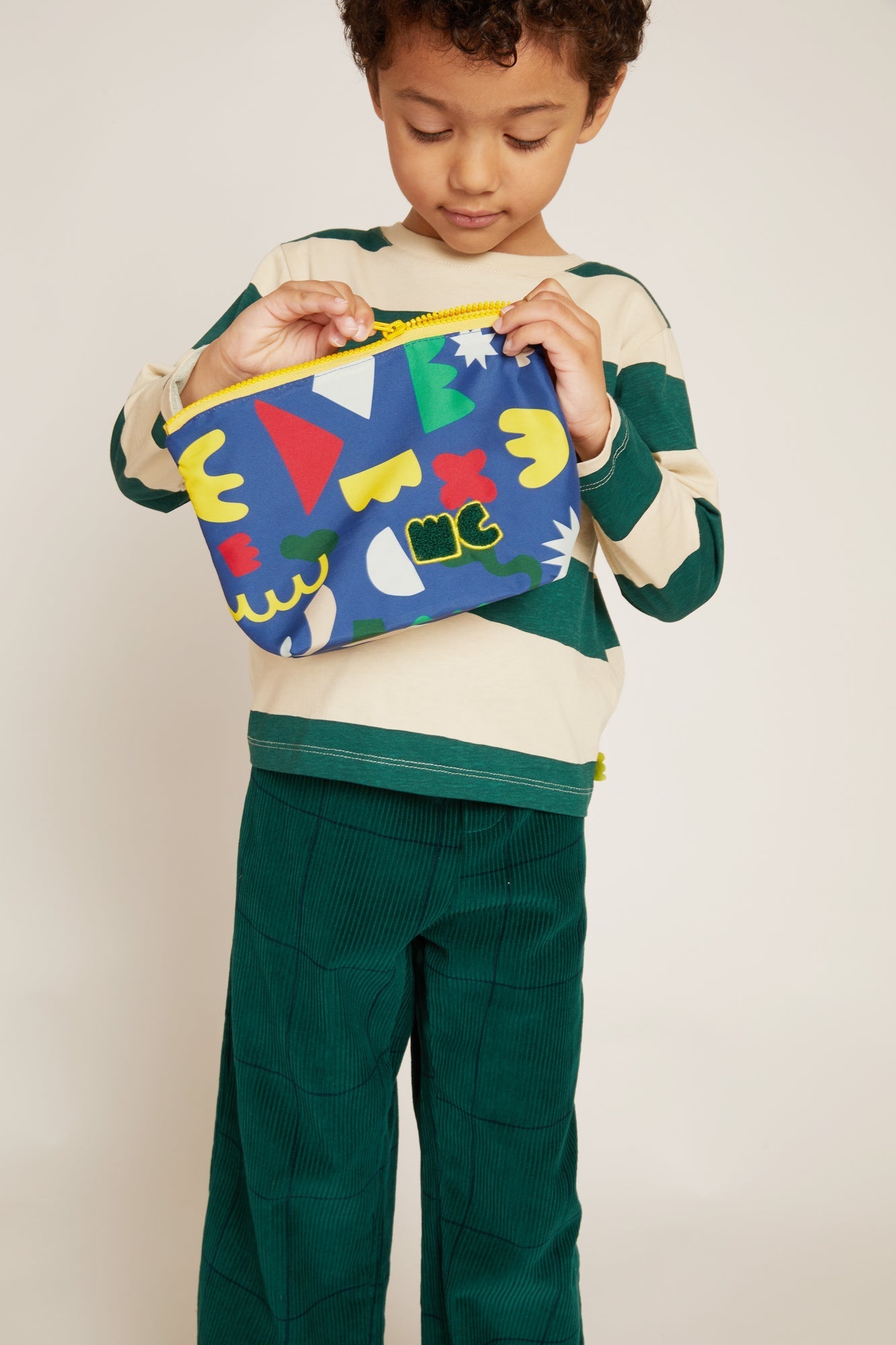 Mon Coeur Recycled Zipper Pouch Pencil Case La Vie Bien Mon Coeur Recycled Zipper Pouch