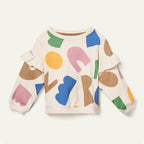 Mon Coeur Ruffled Sweatshirt Sweatshirt La Vie Bien Mon Coeur Ruffled Sweatshirt