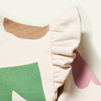 Mon Coeur Ruffled Sweatshirt Sweatshirt La Vie Bien Mon Coeur Ruffled Sweatshirt