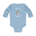 Mon petit bonhomme de neige baby bodysuit by Printify