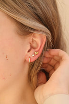 Monarch Flat Back Stud by Rose & Clay
