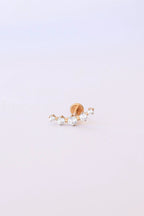 Monroe Flat Back Stud by Rose & Clay