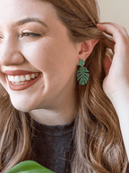Monstera Studs