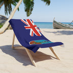 Montserrat Flag Beach Towel Beach Towel (Generic Brand) La Vie Bien Montserrat Flag Beach Towel