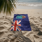 Montserrat Flag Beach Towel Beach Towel (Generic Brand) La Vie Bien Montserrat Flag Beach Towel