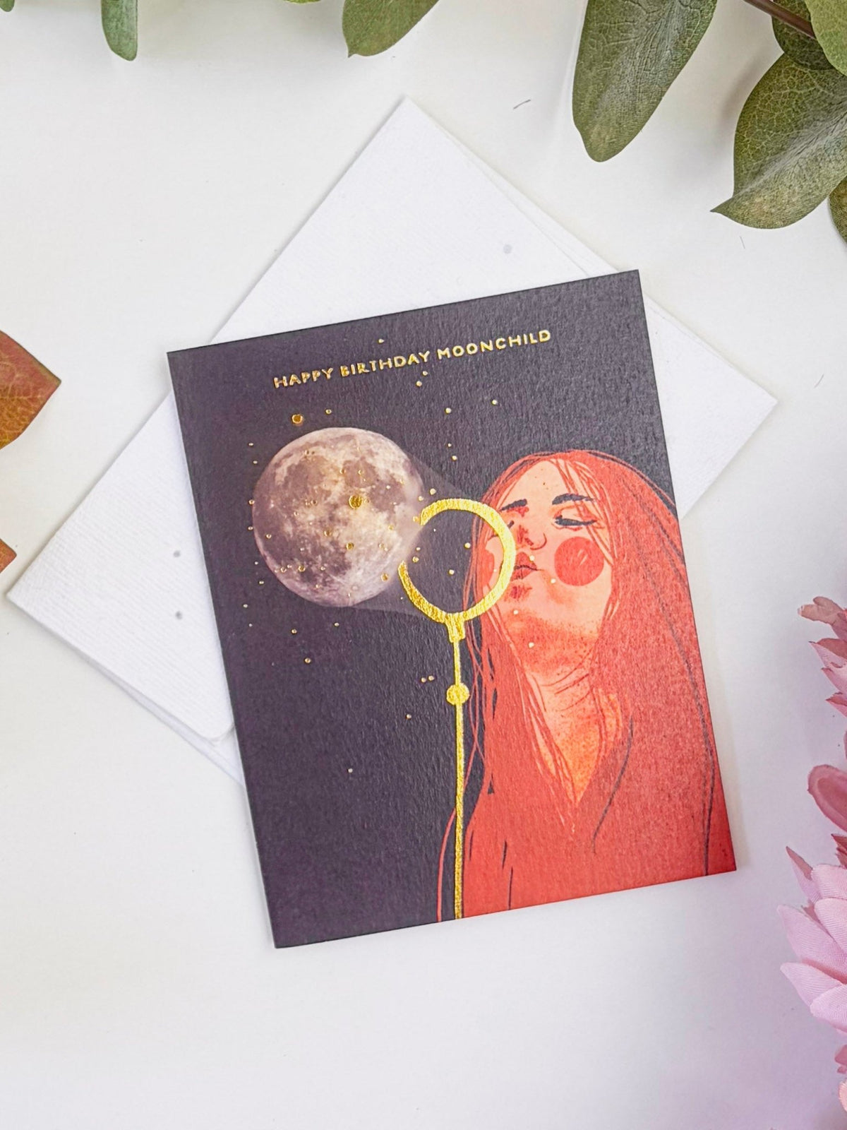 Moon Child - Seeded Birthday Card Greeting Card La Vie Bien Moon Child - Seeded Birthday Card