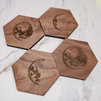 Moon Phase Coaster Coasters La Vie Bien Moon Phase Coaster