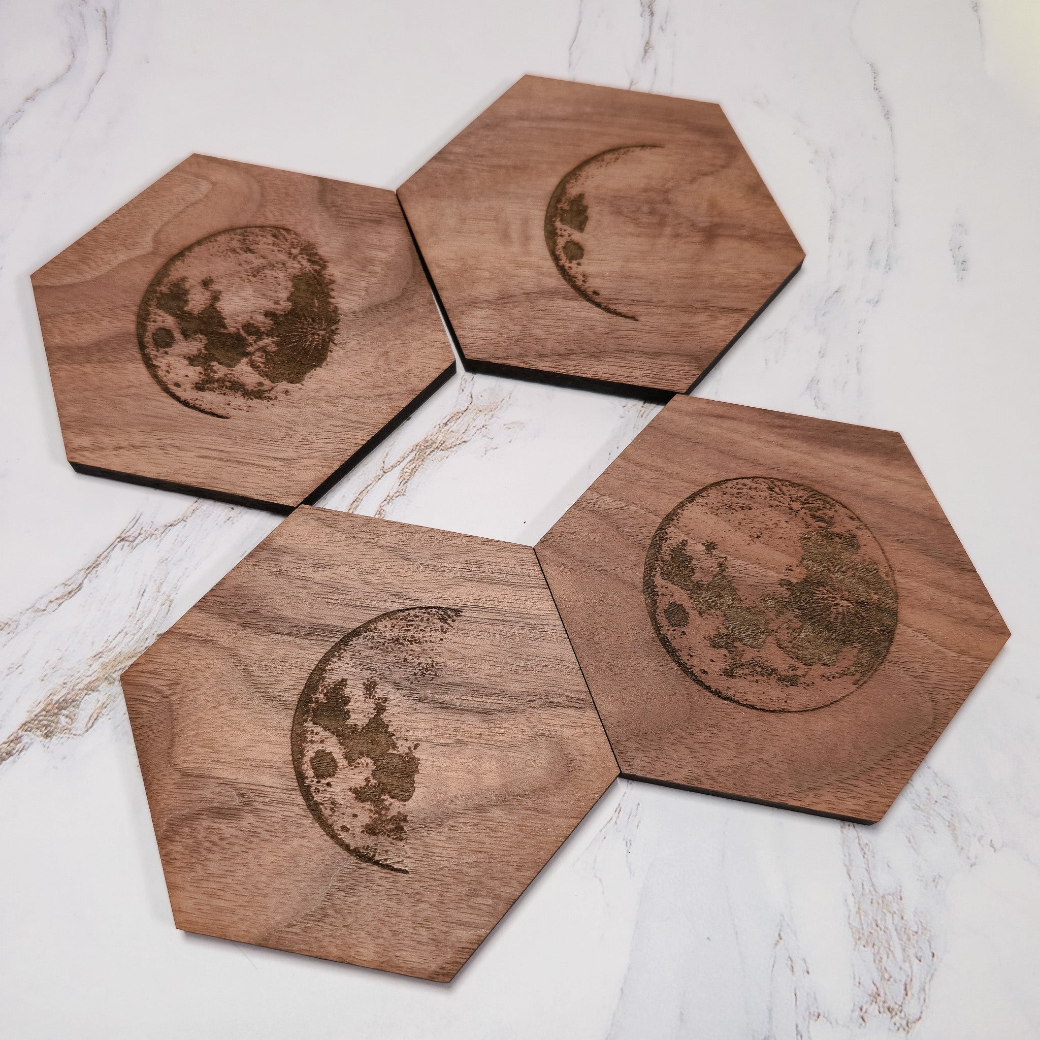 Moon Phase Coaster Coasters La Vie Bien Moon Phase Coaster