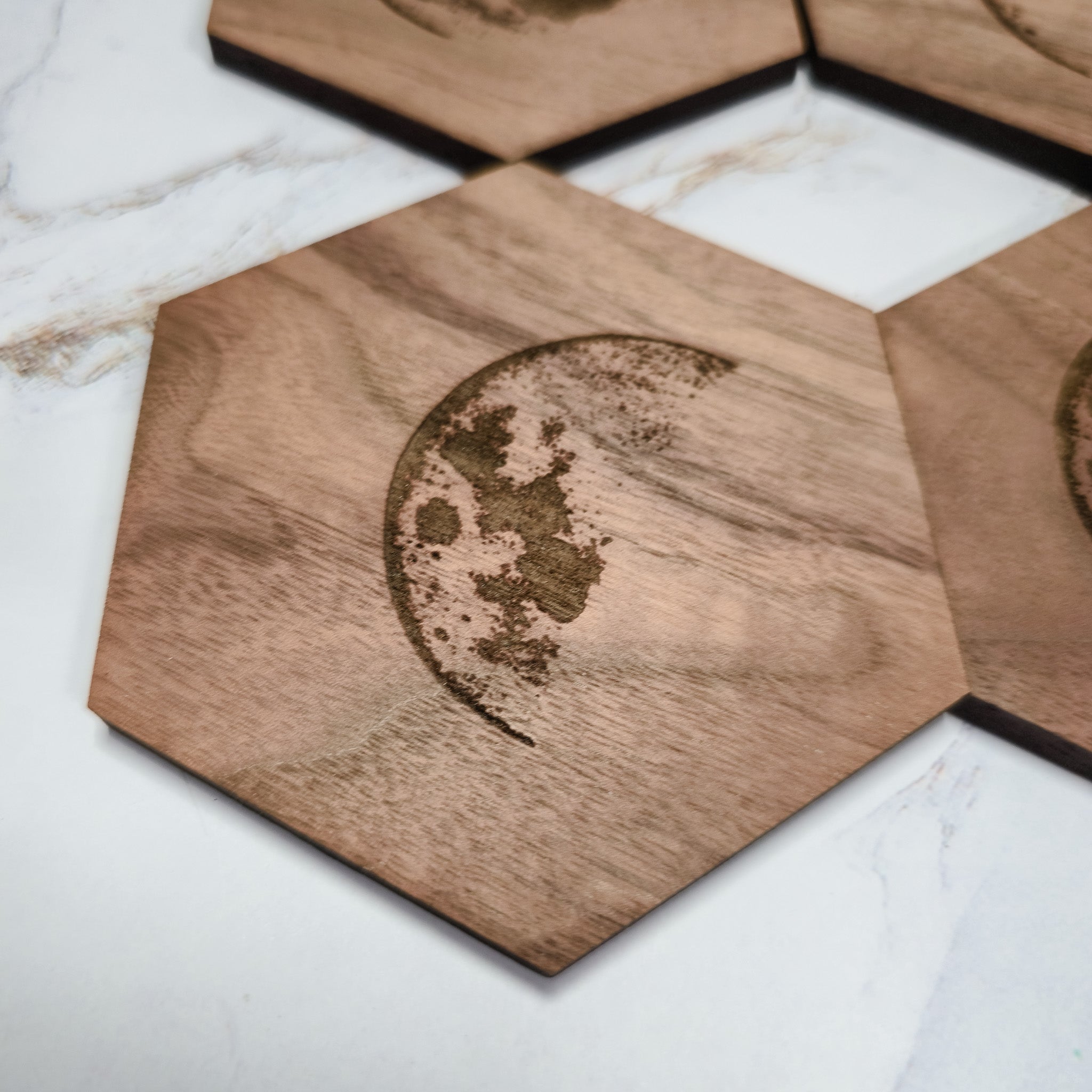 Moon Phase Coaster Coasters La Vie Bien Moon Phase Coaster