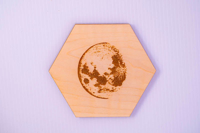 Moon Phase Coaster Coasters La Vie Bien Moon Phase Coaster