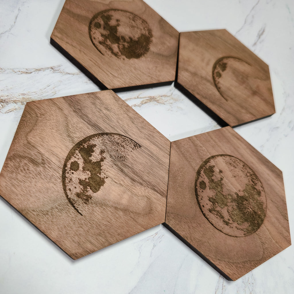 Moon Phase Coaster Coasters La Vie Bien Moon Phase Coaster
