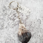 Moon Phases Dark Amethyst Keychain Keychains La Vie Bien Moon Phases Dark Amethyst Keychain