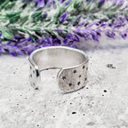 Moon Phases Sterling Silver or 14k Gold Filled Wide Open Back Ring Finger Rings La Vie Bien Moon Phases Sterling Silver or 14k Gold Filled Wide Open Back Ring