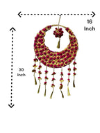 Moon & Tassel Hanging, Set of 2 Festive Decor La Vie Bien Moon & Tassel Hanging, Set of 2