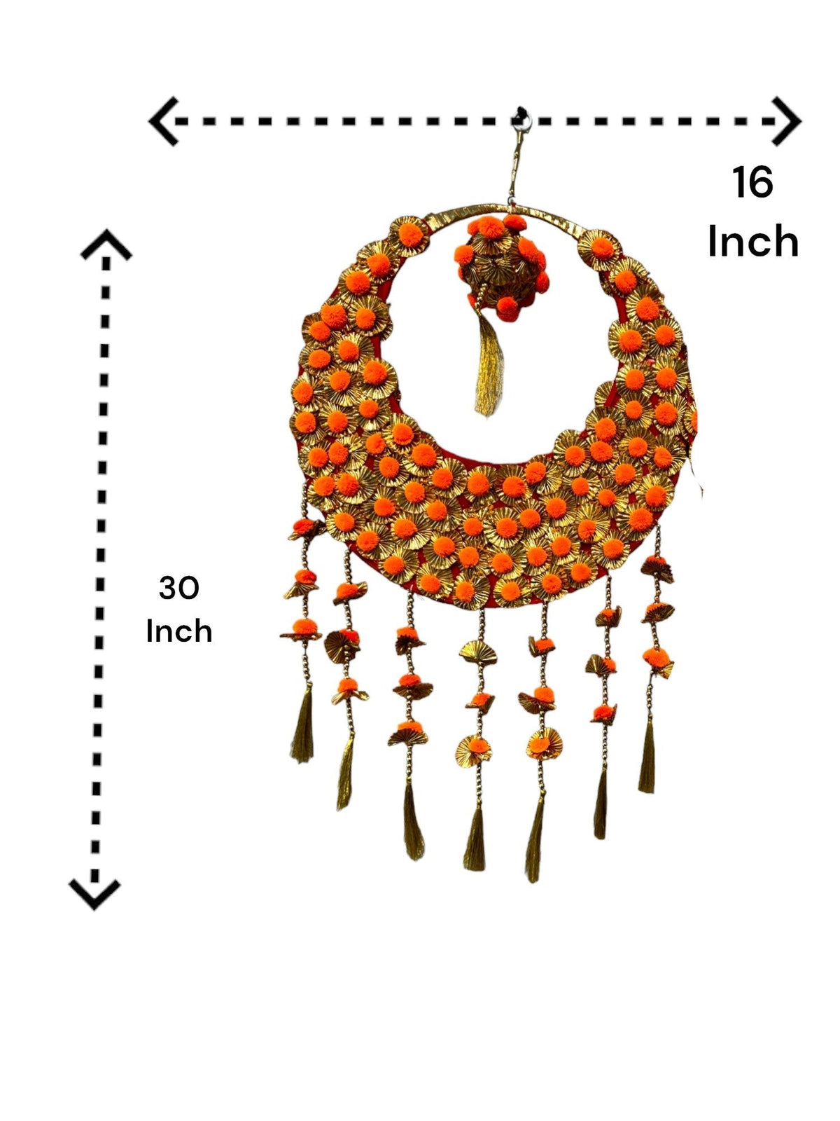 Moon & Tassel Hanging, Set of 2 Festive Decor La Vie Bien Moon & Tassel Hanging, Set of 2