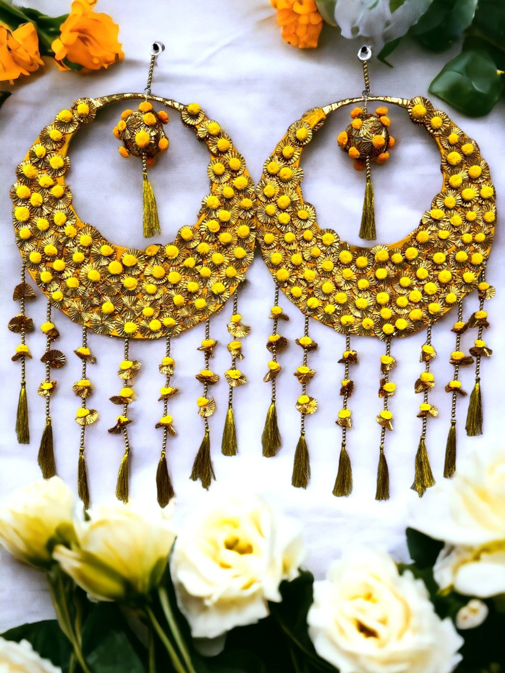 Moon & Tassel Hanging, Set of 2 Festive Decor La Vie Bien Moon & Tassel Hanging, Set of 2