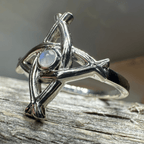 Moonstone Saint Brigid's Cross of Ireland Ring Ring La Vie Bien Moonstone Saint Brigid's Cross of Ireland Ring