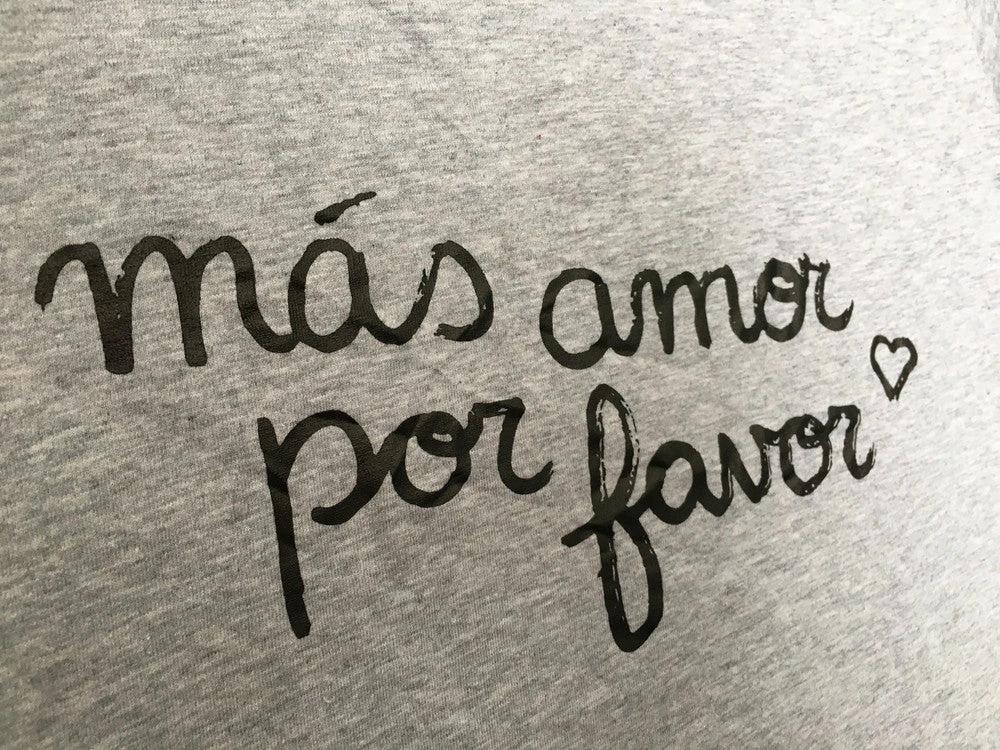 More Love Please Tee - Grey by Fair Anita