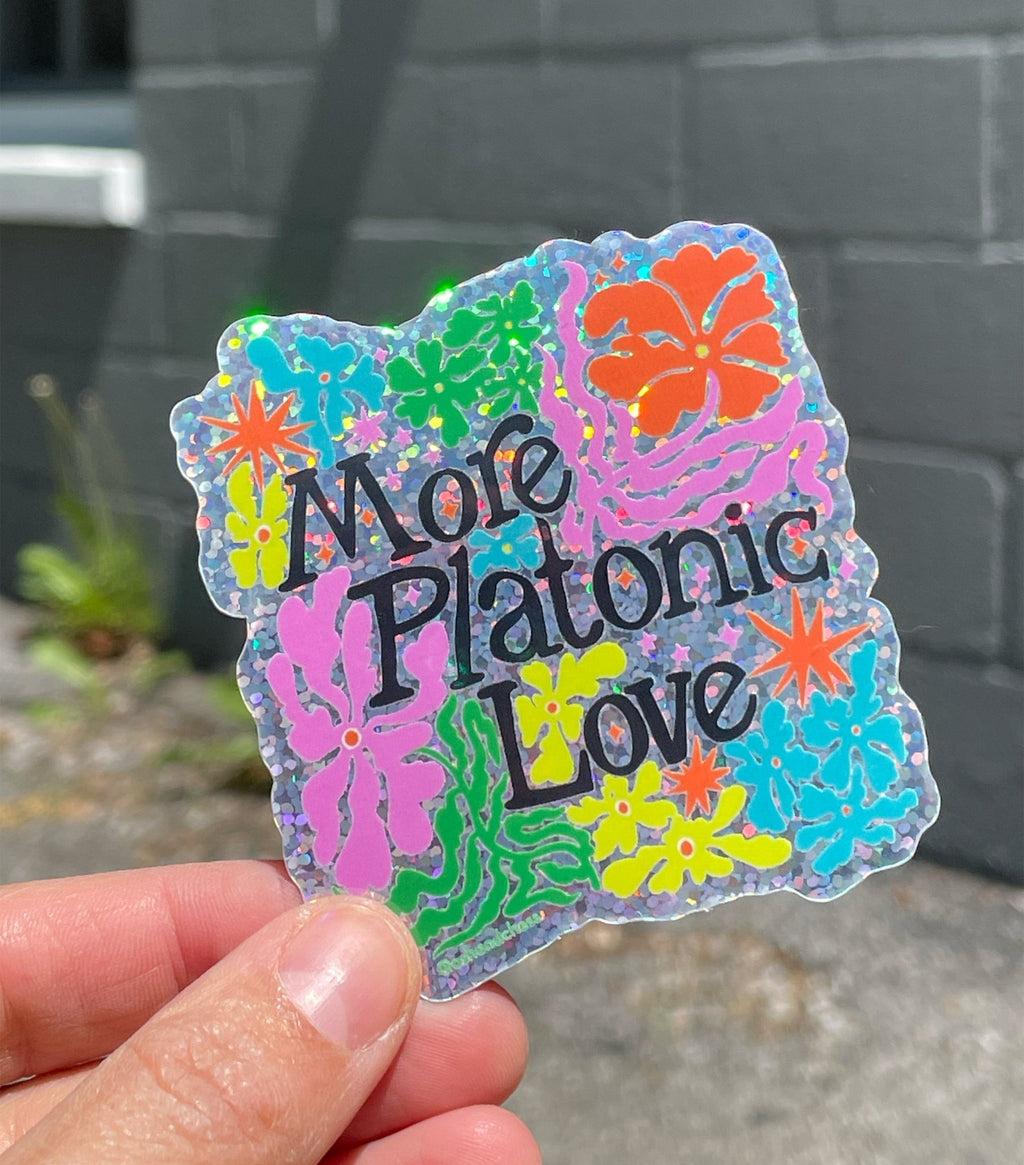 More Platonic Love Sticker Stickers La Vie Bien More Platonic Love Sticker