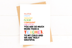 More Than A Teacher Card Back to School End of Year Card for Teacher by Five Dot Post