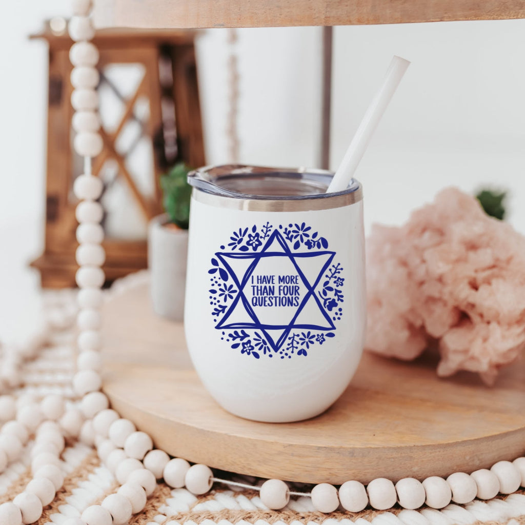 More than Four Questions Funny Passover Tumbler