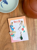 Morning Tea Mismatch Earrings Earrings La Vie Bien Morning Tea Mismatch Earrings