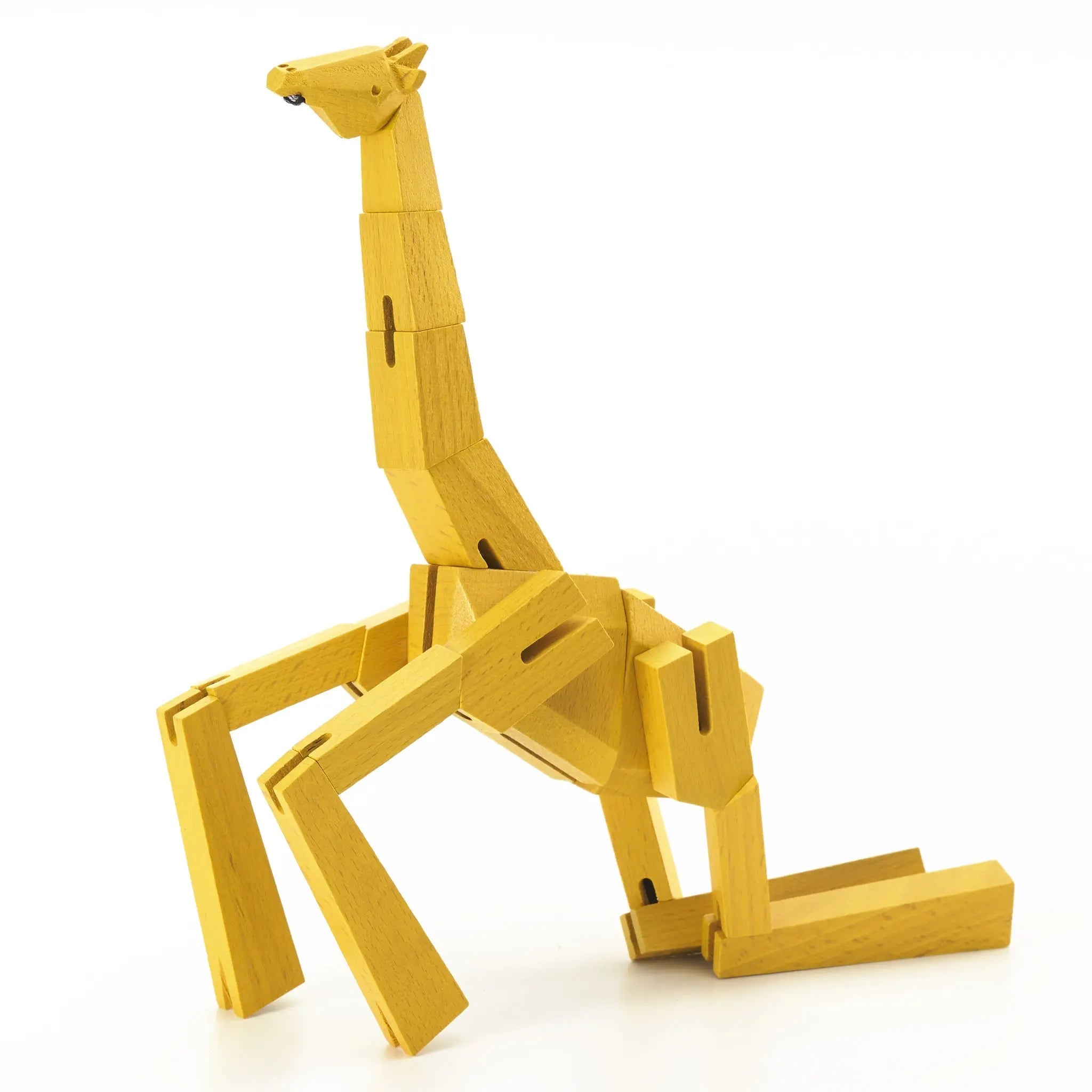 Morphits® Modern Wooden Giraffe Decor – Interactive Puzzle & Art Piece