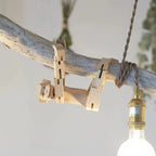 Morphits® Modern Wooden Monkey Decor – Interactive Puzzle & Art Piece by Yoshiaki Ito Design