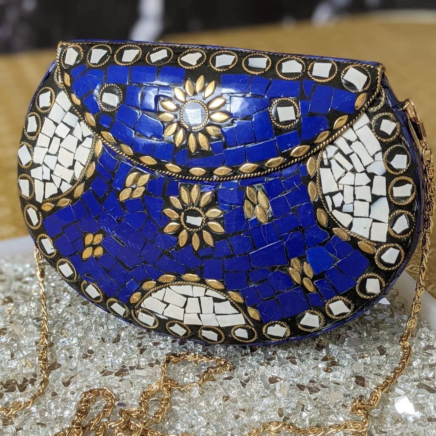 Mosaic Tile Clutch by Modern Desi