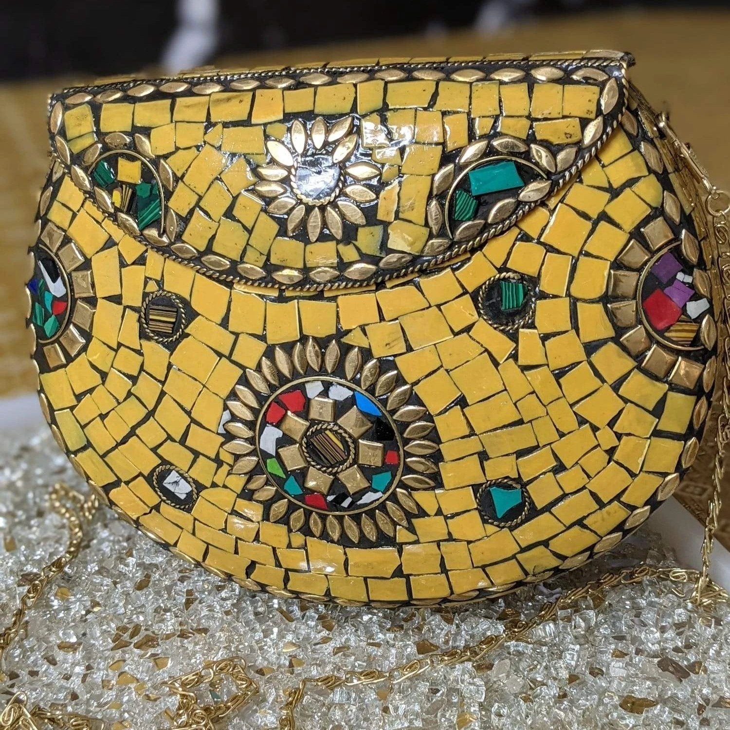 Mosaic Tile Clutch by Modern Desi