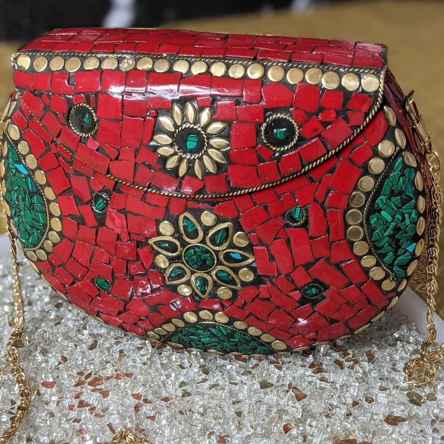 Mosaic Tile Clutch by Modern Desi