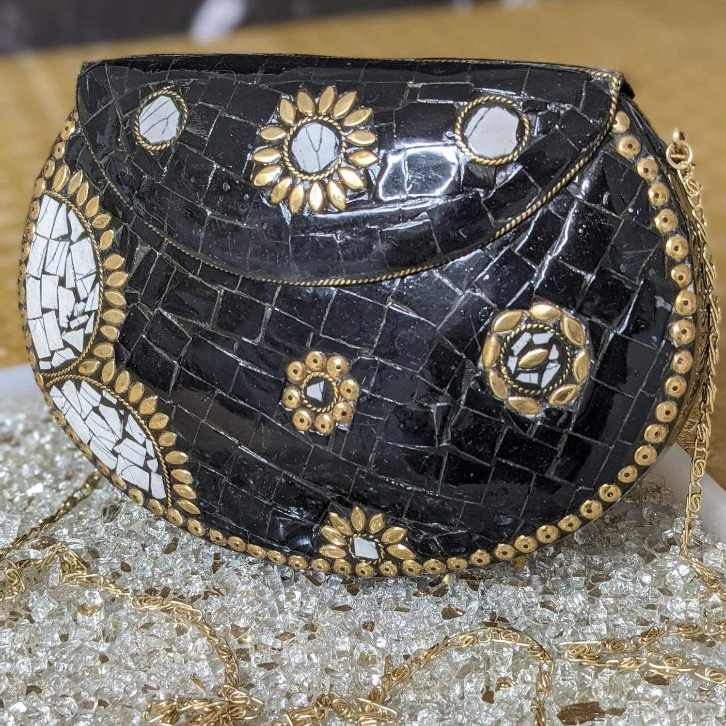 Mosaic Tile Clutch by Modern Desi