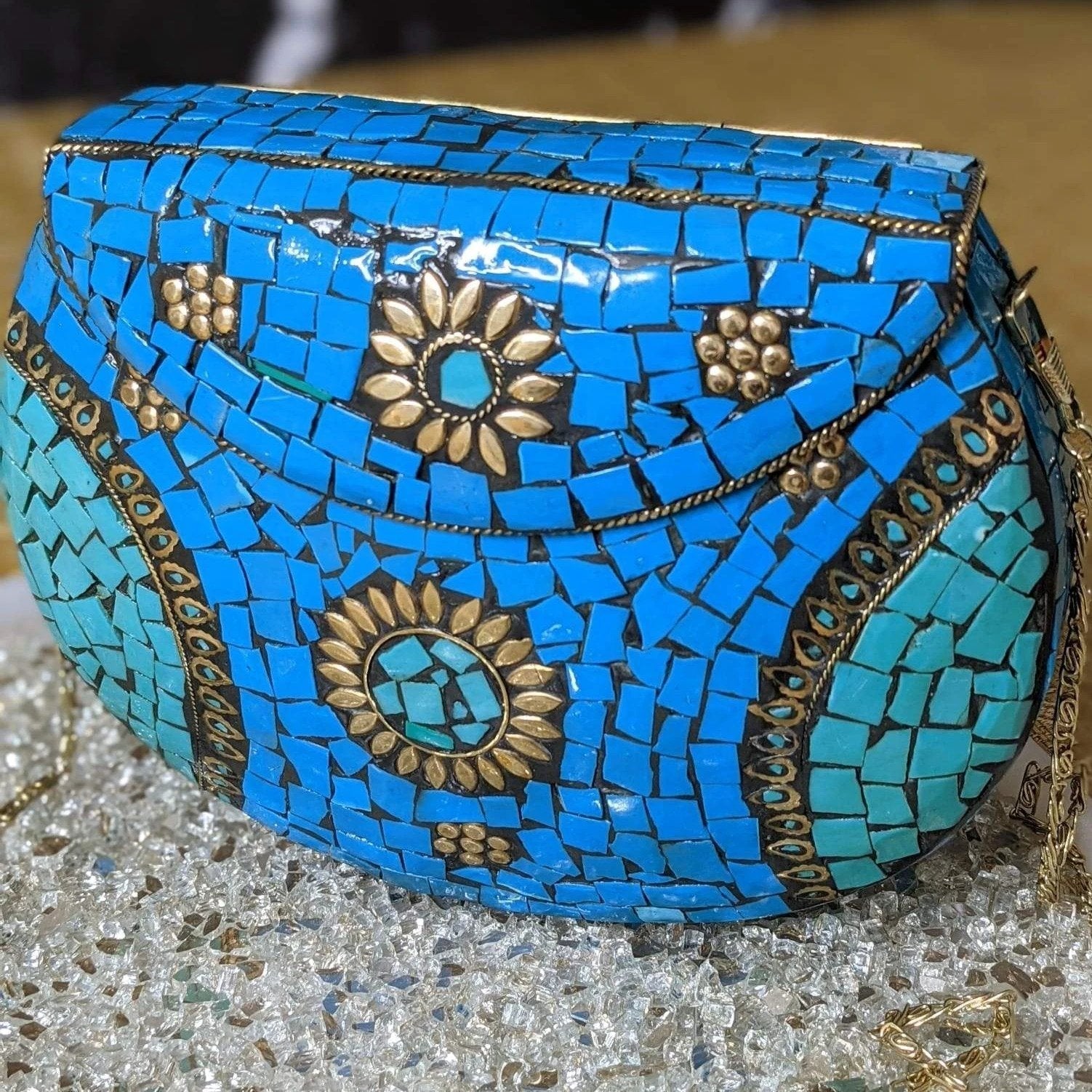 Mosaic Tile Clutch by Modern Desi