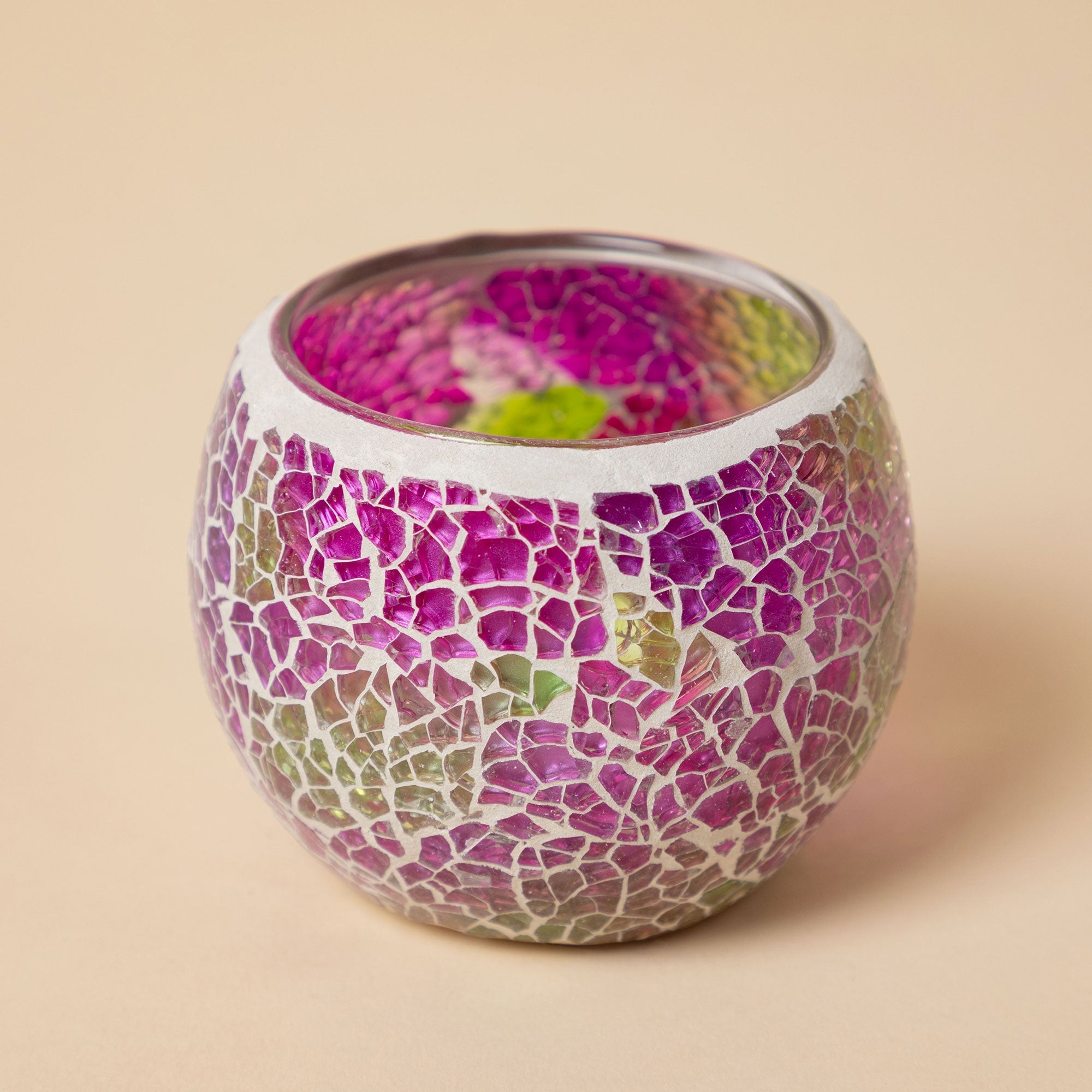 Mosaic Votive Holders - Set of 3 Decorative Home Accent La Vie Bien Mosaic Votive Holders - Set of 3