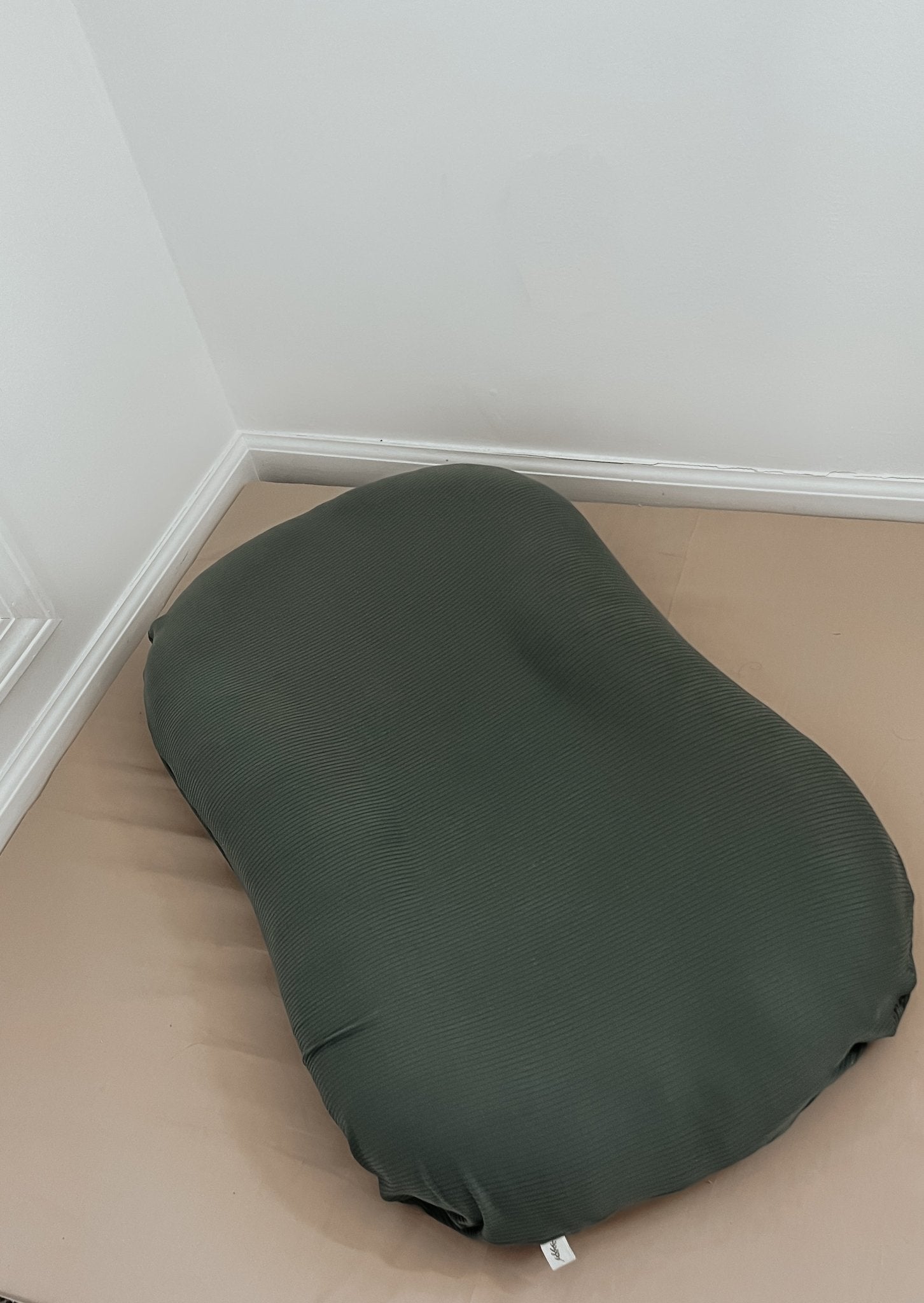 Moss Ribbed Baby Lounger Cover La Vie Bien Moss Ribbed Baby Lounger Cover