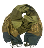 Mossy Hillside Woven Scarf by Fair Anita
