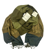 Mossy Hillside Woven Scarf by Fair Anita