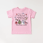 Most Wonderful time of the Year toddler and youth tee shirt, Christmas collection by Benny and Ray Apparel