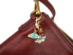Celestial Moth Metal Keychain and Bag Charm by Why Begin