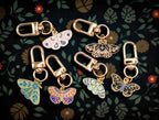 Celestial Moth Metal Keychain and Bag Charm by Why Begin