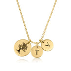 Mother Gift Necklace with Initial